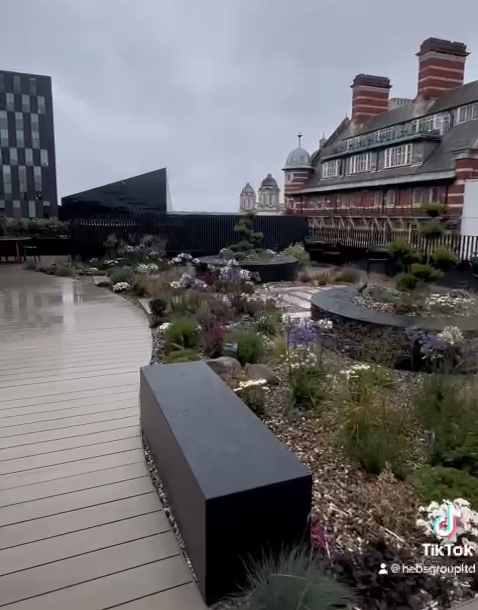 A Liverpool City Centre 7th Floor Roof Garden Project